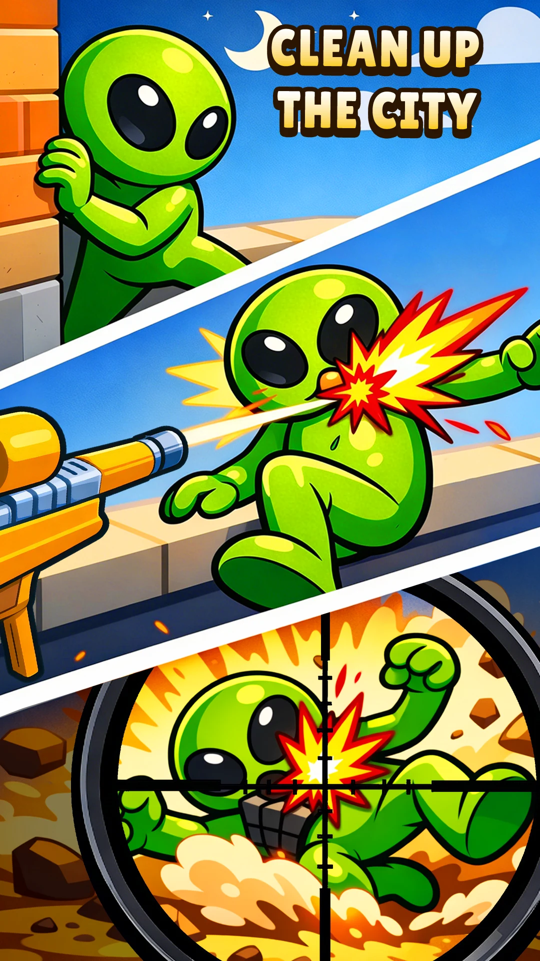 Stickman Sniper: Alien Hunt screenshot