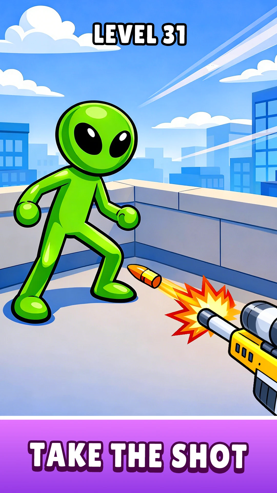 Stickman Sniper: Alien Hunt screenshot